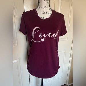 Ragdoll Maroon Maternity T-shirt